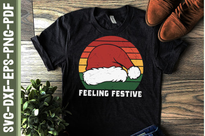 Christmas Design T-Shirt Feeling Festive