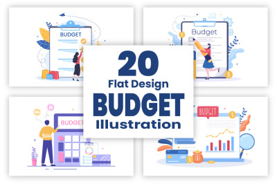 20 Budget Financial to Managing or Planning Illustration