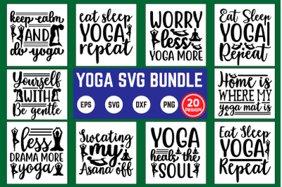 Yoga Svg Bundle