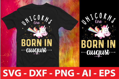 Unicorns Are Born In August