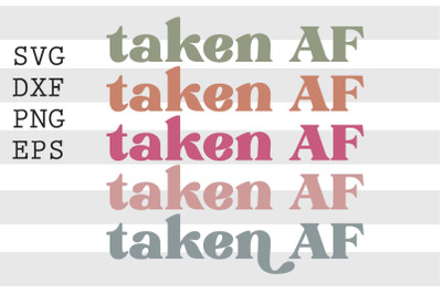 Taken AF SVG