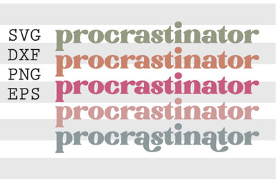 Procrastinator SVG