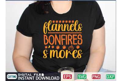 FLANNELS BONFIRES S&#039;MORES svg design