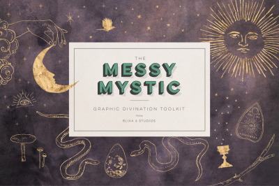 Messy Mystic: Magic Tarot &amp; Occult Vector Kit