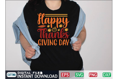 Happy Thanks Giving Day svg