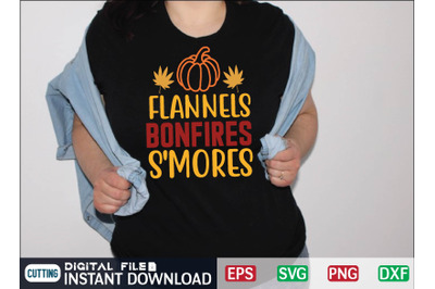 FLANNELS BONFIRES S&#039;MORES svg