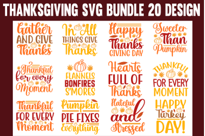 Thanksgiving svg bundle