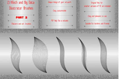 23 HiTech and Big Data Brushes -  Technology Illustrator Brushes - Par