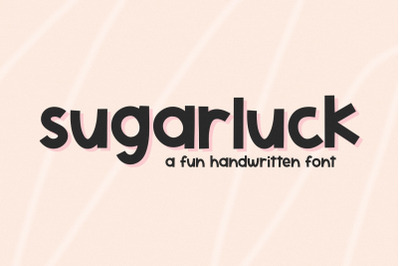 Sugarluck - Fun Handwritten Font