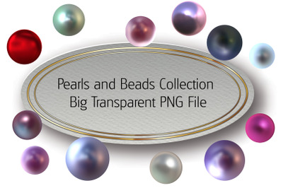 Pearls and Beads Collection - Big Transparent PNG File