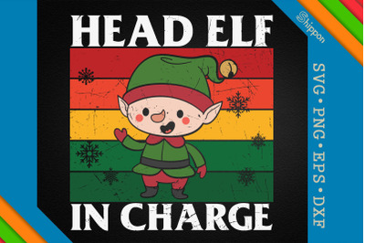 Christmas Design Head Elf In Charge