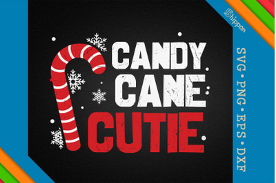 Funny Christmas Candy Cane Cutie