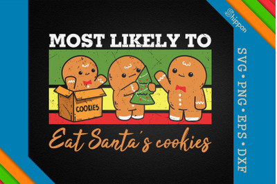 Most Likely To Eat Santa&#039;s Cookies