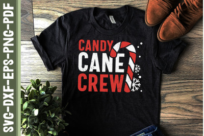 Merry Christmas Design Candy Cane Crew