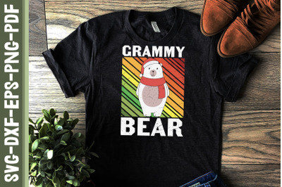 Merry Christmas Design Grammy Bear