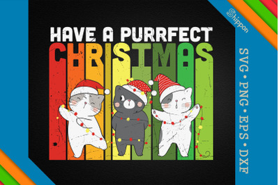 Xmas Quote Have A Purrfect Christmas