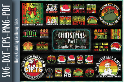 Christmas Bundle. 30 Designs