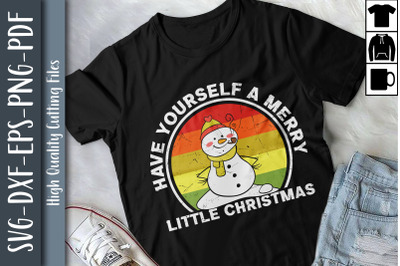 Xmas Design Have Yourself A Merry Little