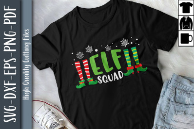 Elf Squad Santa Helpers Watching Kids