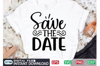 Save the date svg design