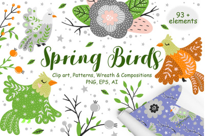 Spring Birds Collection