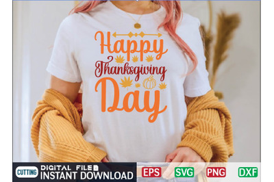 Happy Thanksgiving Day svg design