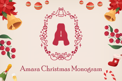 Amara Christmas Monogram