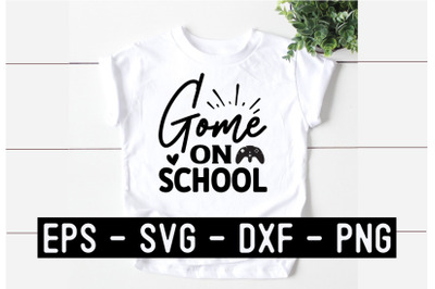 Game SVG T shirt design Template