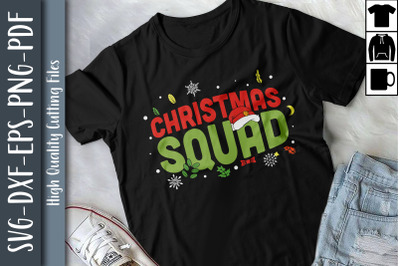 Christmas Squad Family Kids Friend