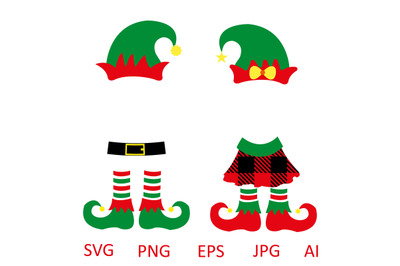 Christmas elfs, elf boy, elf girl