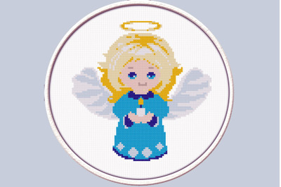 Little Angel - PDF Downloadable Printable Cross Stitch Pattern