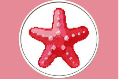 Baby Starfish- PDF Downloadable Printable Cross Stitch Pattern