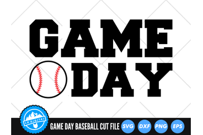 Game Day Baseball SVG | Softball Cut File | Baseball SVG