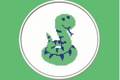 Toy Snake - PDF Downloadable Printable Cross Stitch Pattern