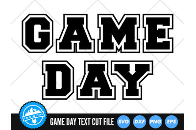 Game Day Football SVG | Game Day SVG Cut File