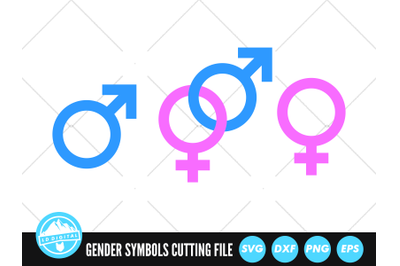 Gender Symbols SVG | Male Female Symbol Cut File