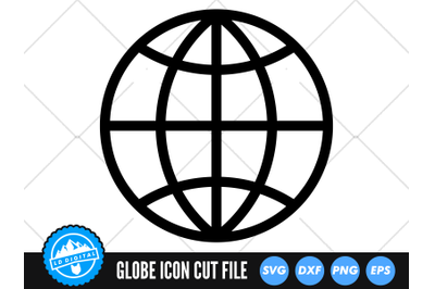 Globe SVG | Globe Icon SVG Cut File | Globe Symbol SVG