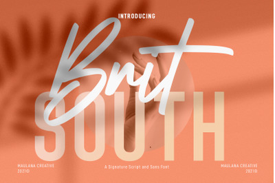 Britsouth Signature Script Sans Font