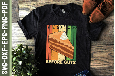 Pumpkin Pies Before Guys