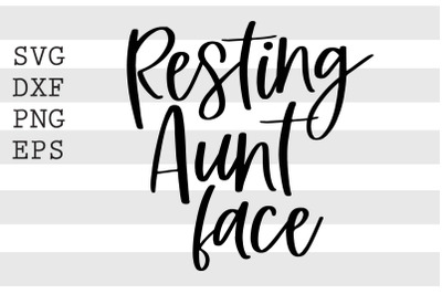 Resting aunt face SVG