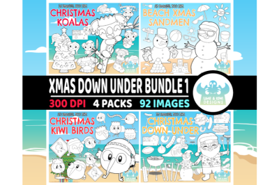 Christmas Down Under Digital Stamps Bundle 1