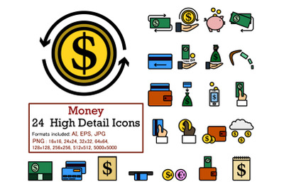 Money Icon Set