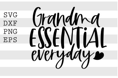 Grandma essential everyday SVG