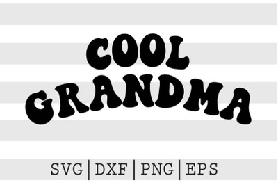 Cool grandma SVG