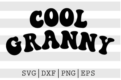 Cool granny SVG