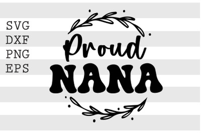 Proud nana SVG