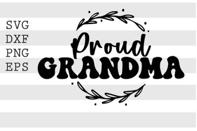 Proud grandma SVG