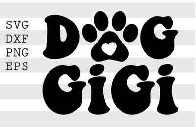 Dog gigi SVG