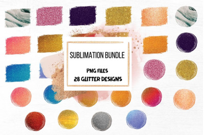 Iridescent and Glitter Backgrounds for Sublimation