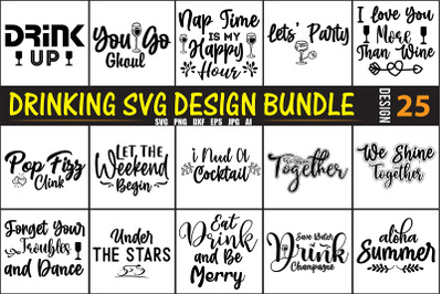 Drinking SVG Bundle